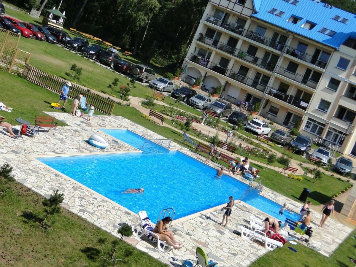 Appartement Bursztyn Blu Mare à Łukęcin Extérieur photo