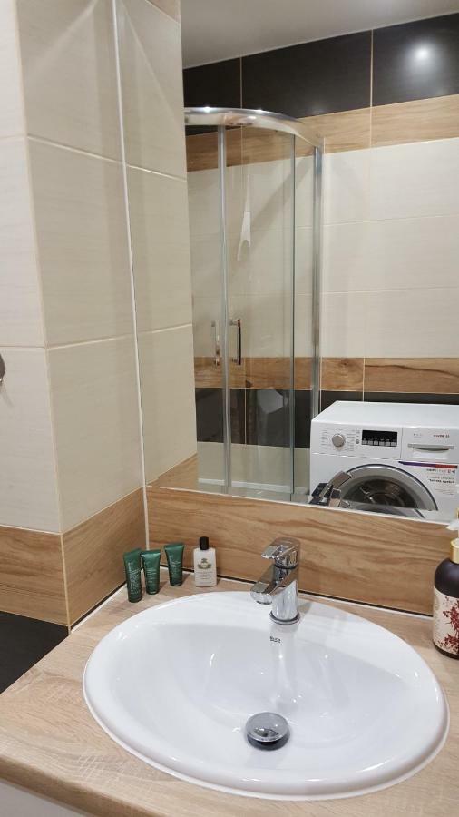 Appartement Bursztyn Blu Mare à Łukęcin Extérieur photo
