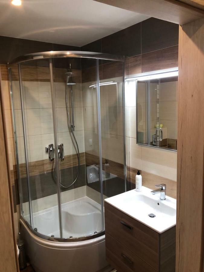 Appartement Bursztyn Blu Mare à Łukęcin Extérieur photo
